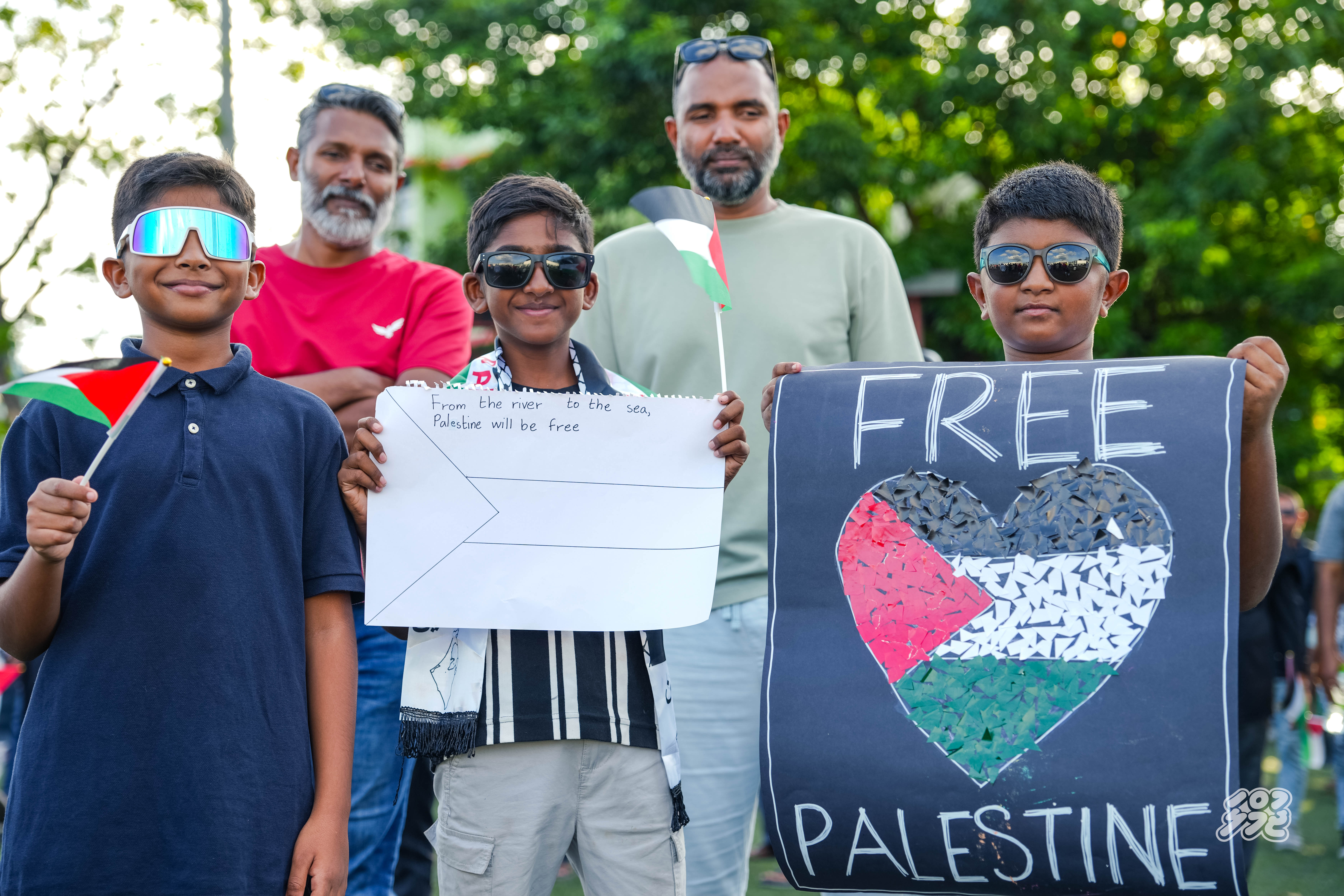ޣައްޒާގެ ހިސޯރު ނައްތާލަން ގޮވާލާ މާލޭގައި ބޭއްވި އެއްވުމުގެ ތެރެއިން